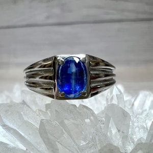 Kyanite Stainless Steel Ring (243)